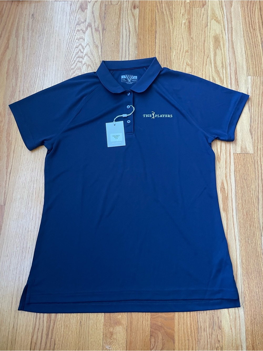 NWT! The Players Women's Navy Polo Golf Shirt